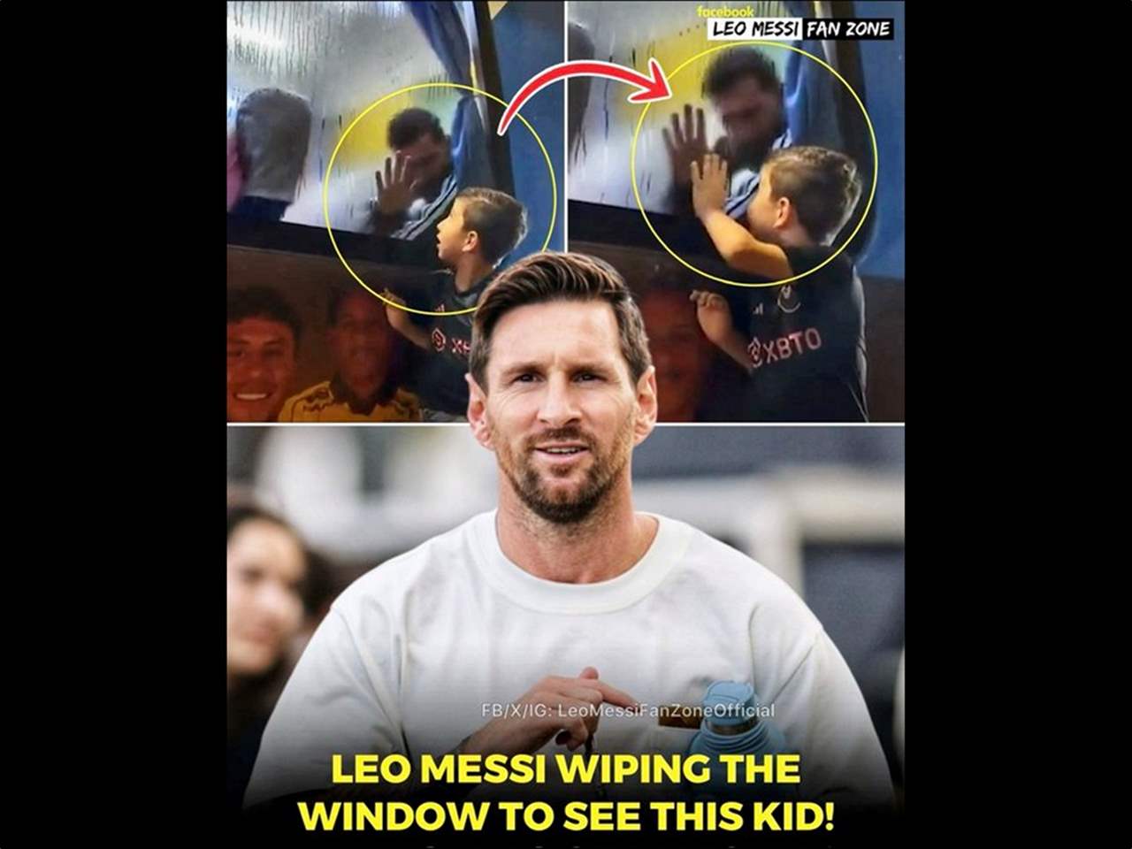 فيديو - قصة ميسي والطفل تخطف الأنظار في الإكوادور