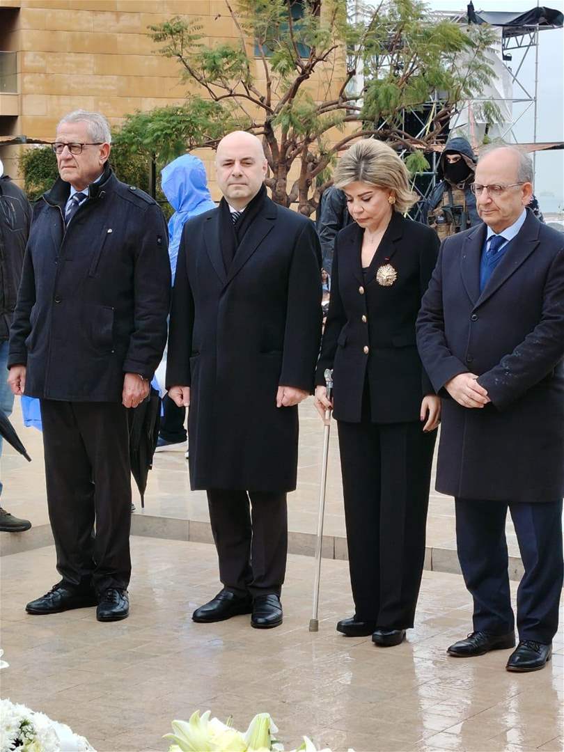 في ذكرى 14 شباط.. وفد "قواتي" يزور الضريح 