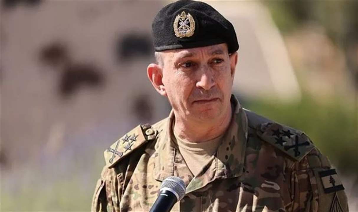 قائد الجيش في عين التينة.. التفاصيل مع مراسل الجديد