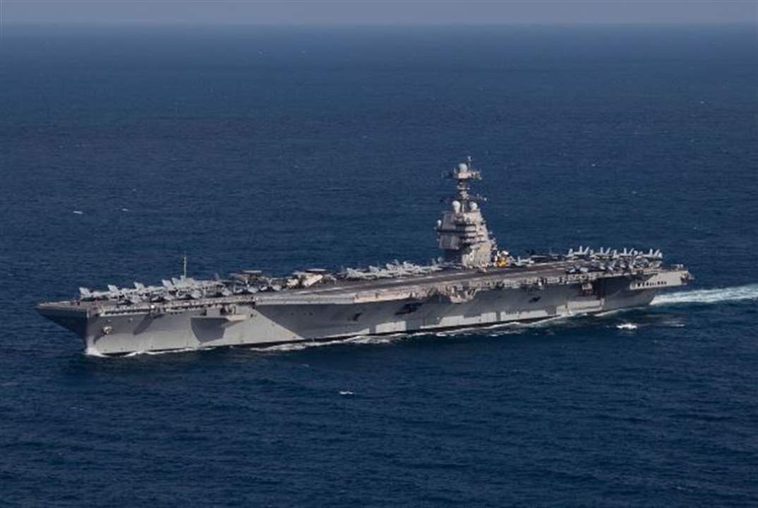 حاملة الطائرات "الأكبر" تُغادر اليونان