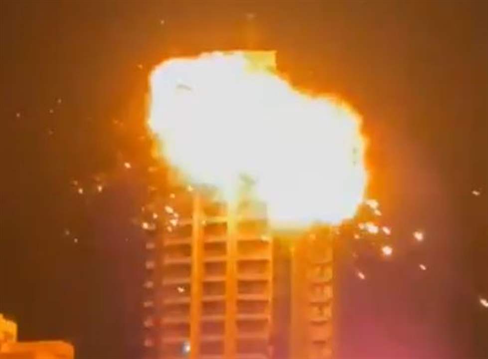 مسيرة إيرانية تصيب مبنى في البحرين (شاهد الفيديو)