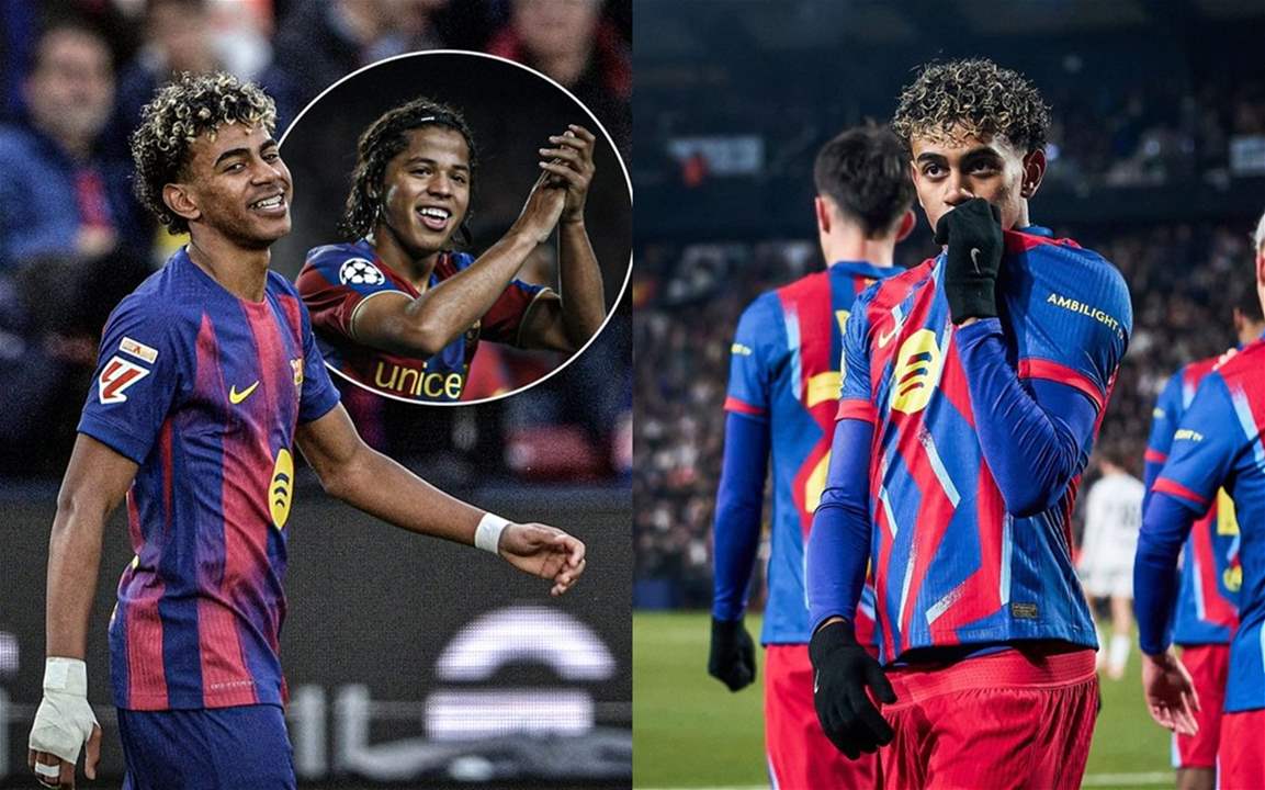 فيديو - "هاتريك" لامين يامال يعكس انجازاً جديداً في برشلونة