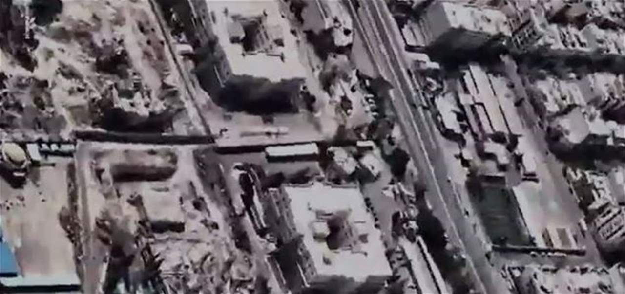 شاهد لحظة استهداف مقر القيادة الايرانية