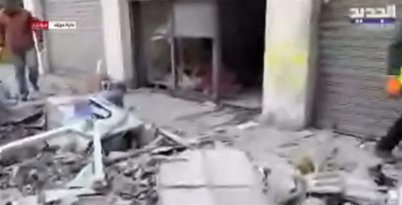 مراسل الجديد يعاين الأضرار من قلب الضاحية 