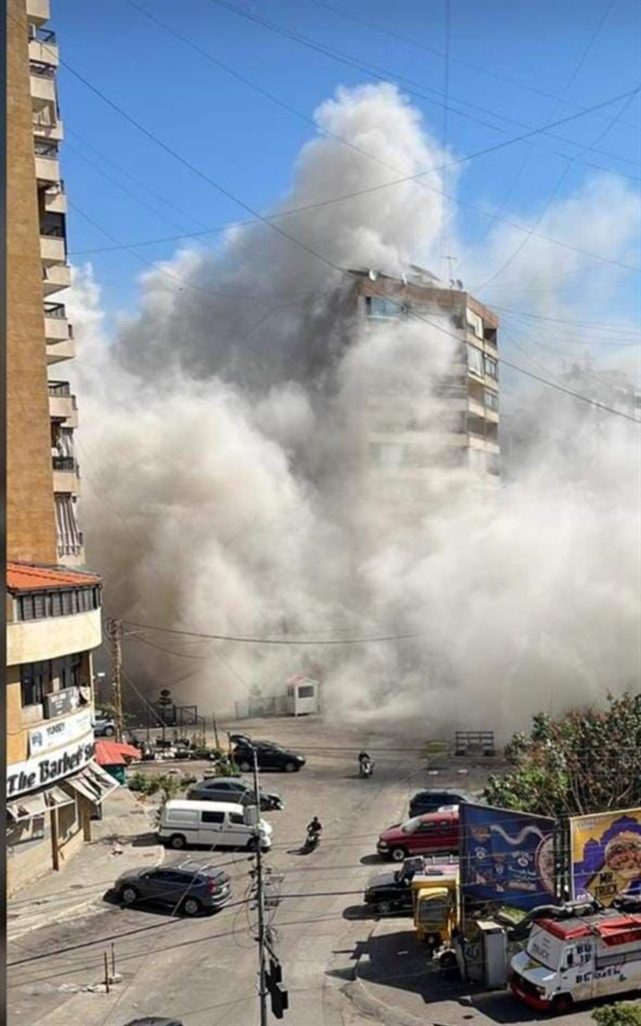 بالفيديو.. لحظة الغارة الإسرائيلية على الضاحية الجنوبية 