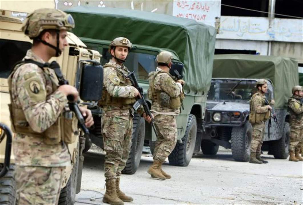 عن الحواجز وتوقيف مواطنين.. بيان للجيش اللبناني