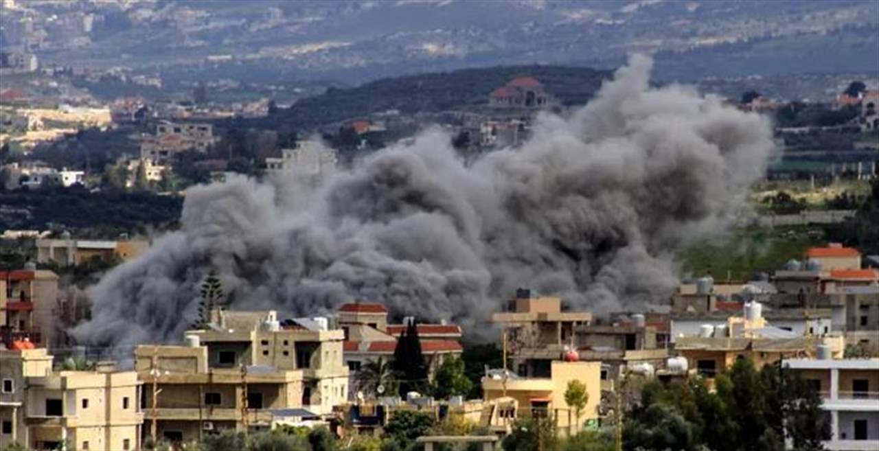 بالفيديو.. غارة عنيفة بين الحنية والقليلة 