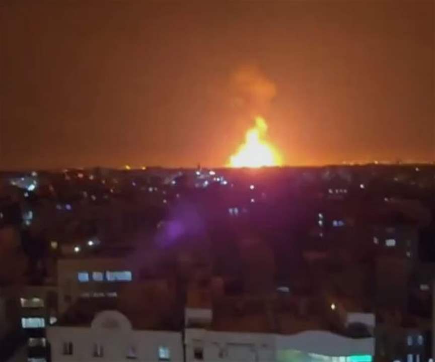 بالفيديو..  انفجار ضخم في طهران