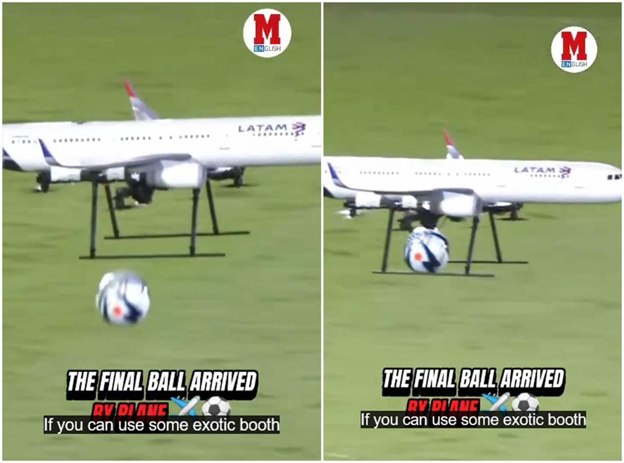 فيديو - مشهد سينمائي في باوليستاو: طائرة توصل كرة المباراة 
