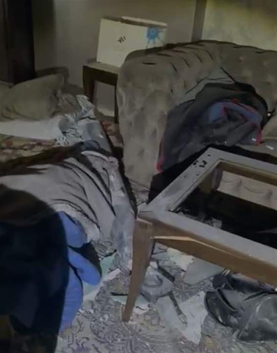 بالفيديو.. صاروخ لم ينفجر في عائشة بكار 