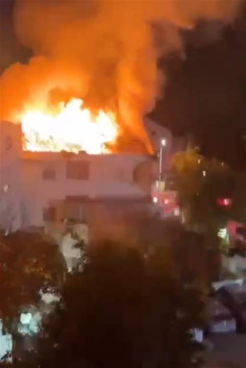  حرائق في تل ابيب عقب صواريخ من إيران