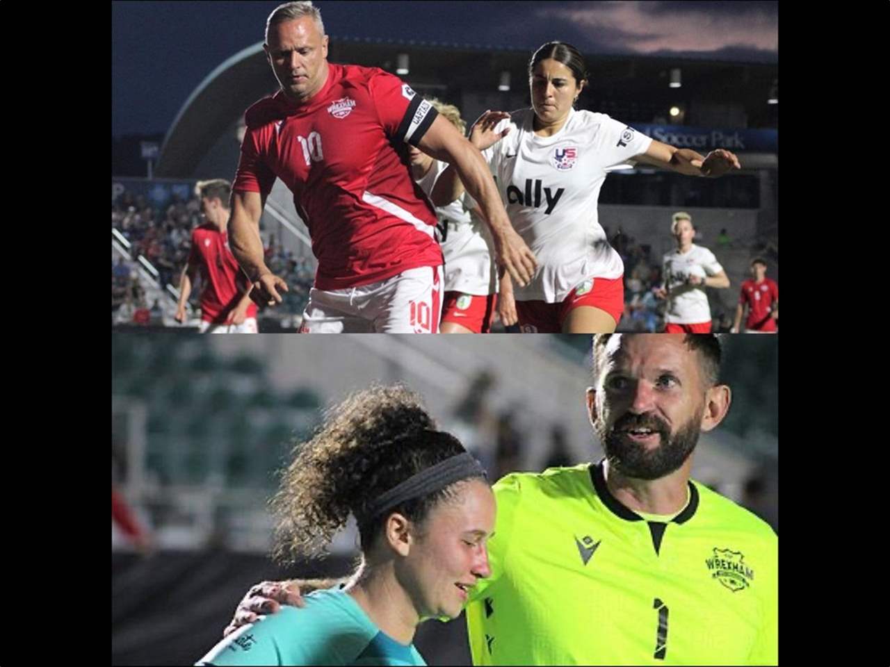 فريق رايان رينولدز يُسحق أمام سيدات أميركا السابقات!!