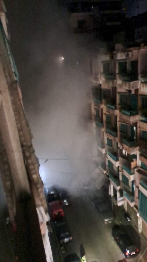 بالفيديو.. غارة إسرائيلية تستهدف العاصمة بيروت