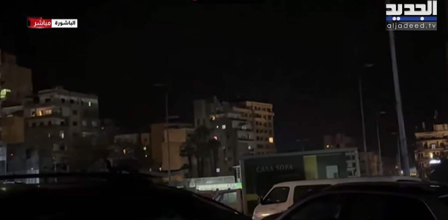 بالقرب من المبنى المهدد في الباشورة.. مراسل الجديد ينقل المشهد 