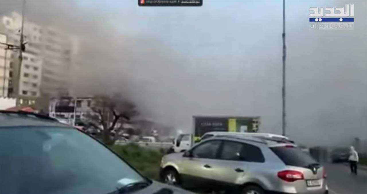  غارة تستهدف المبنى المهدد في الباشورة | التفاصيل مع مراسل الجديد 