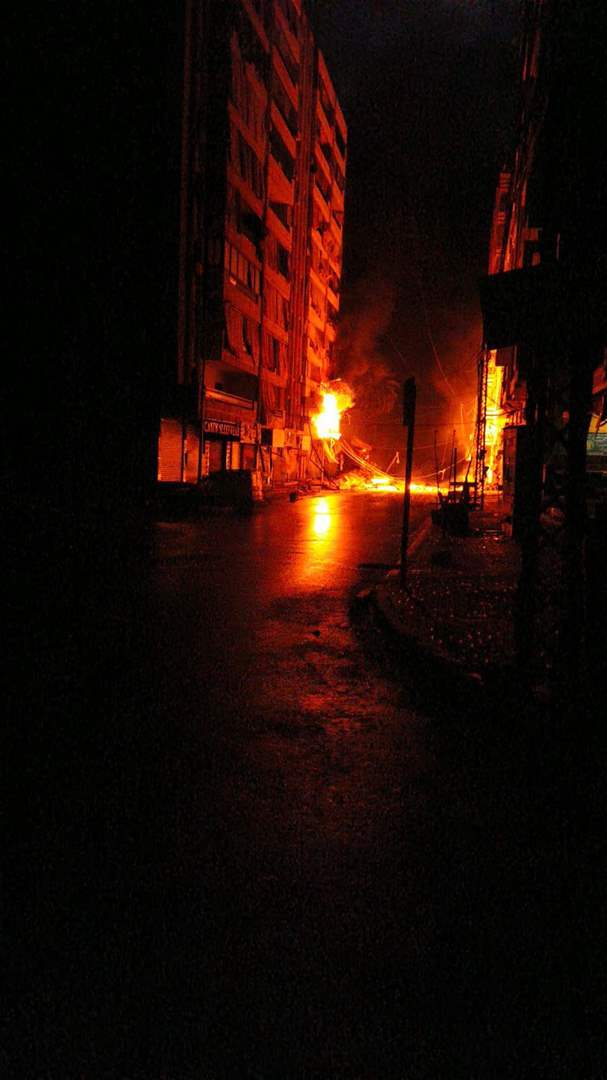 بالفيديو.. غارة تستهدف الضاحية الجنوبية 