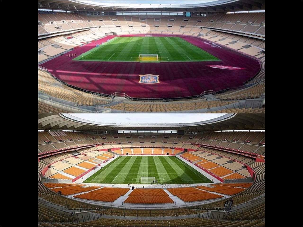 ملعب لا كارتوخا في حلة مونديالية جديدة