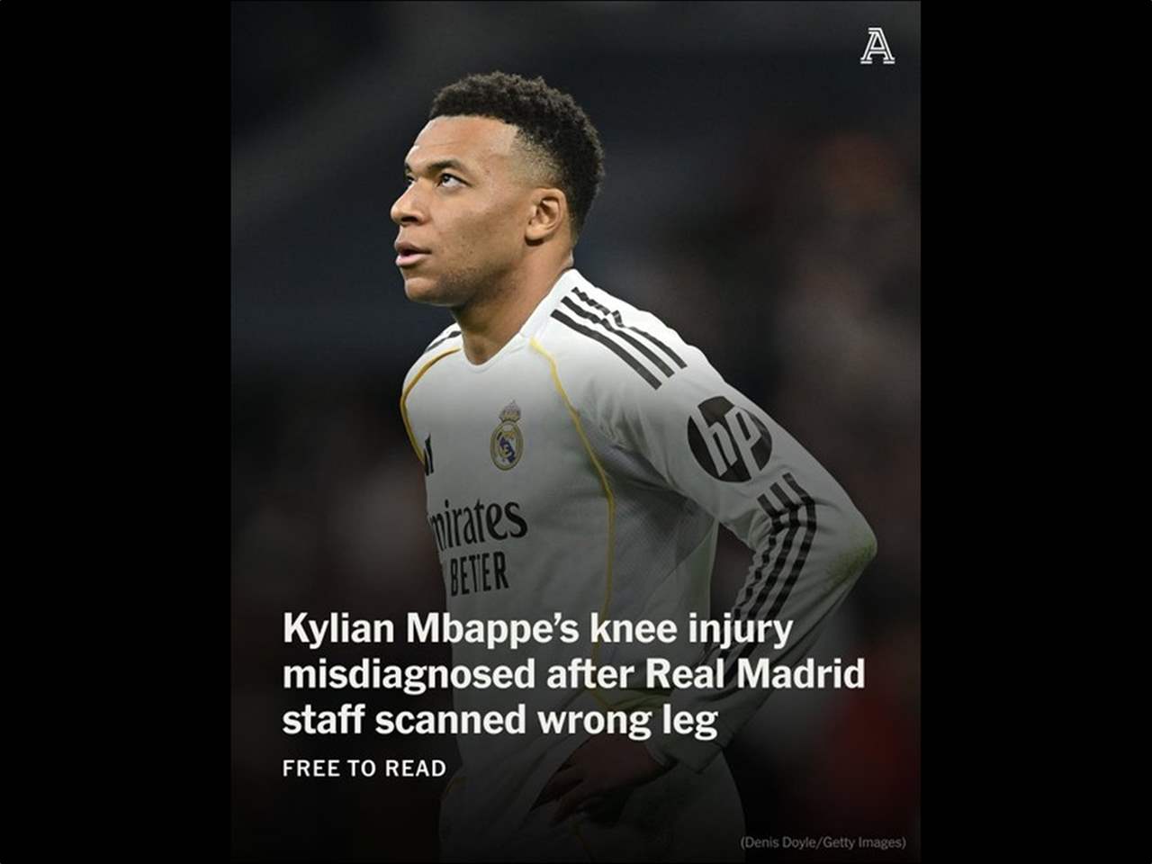 غموض يلف تشخيص إصابة مبابي في ريال مدريد