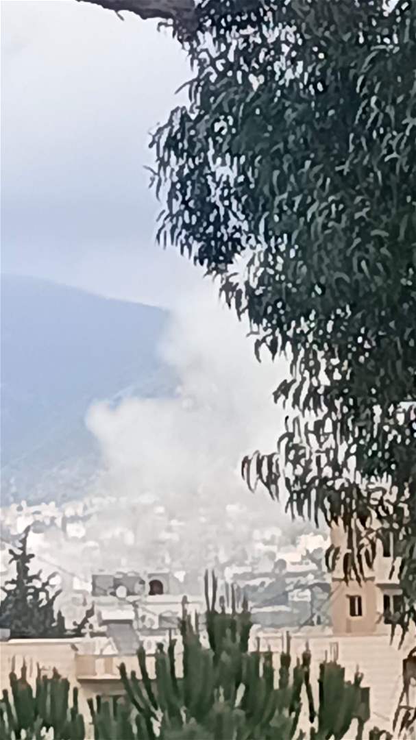 مراسل الجديد : غارة على حبوش قضاء النبطية (صور)