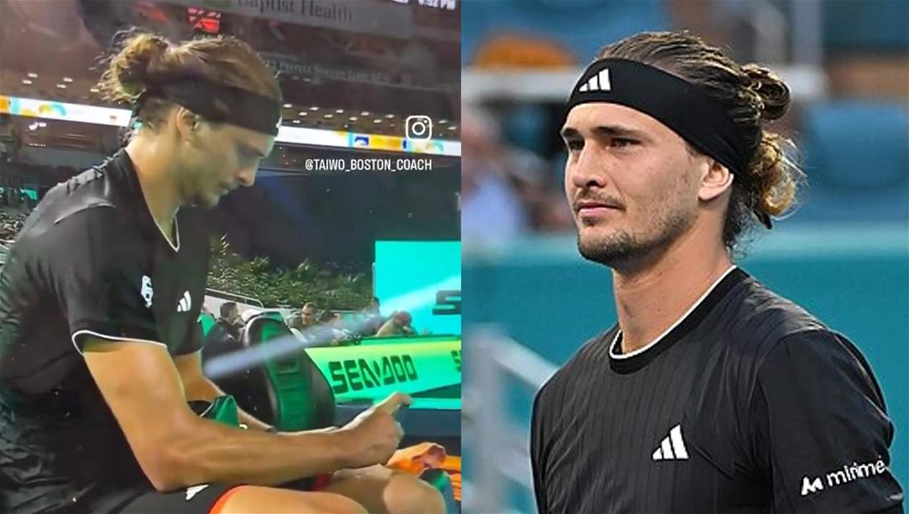 فيديو لزفيريف وهو يتلقى إبرة إنسولين في ميامي