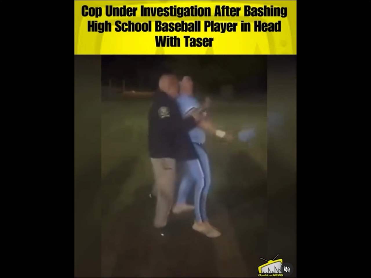 فيديو - تحقيق بعد اعتداء ضابط أمن على لاعب بيسبول شاب