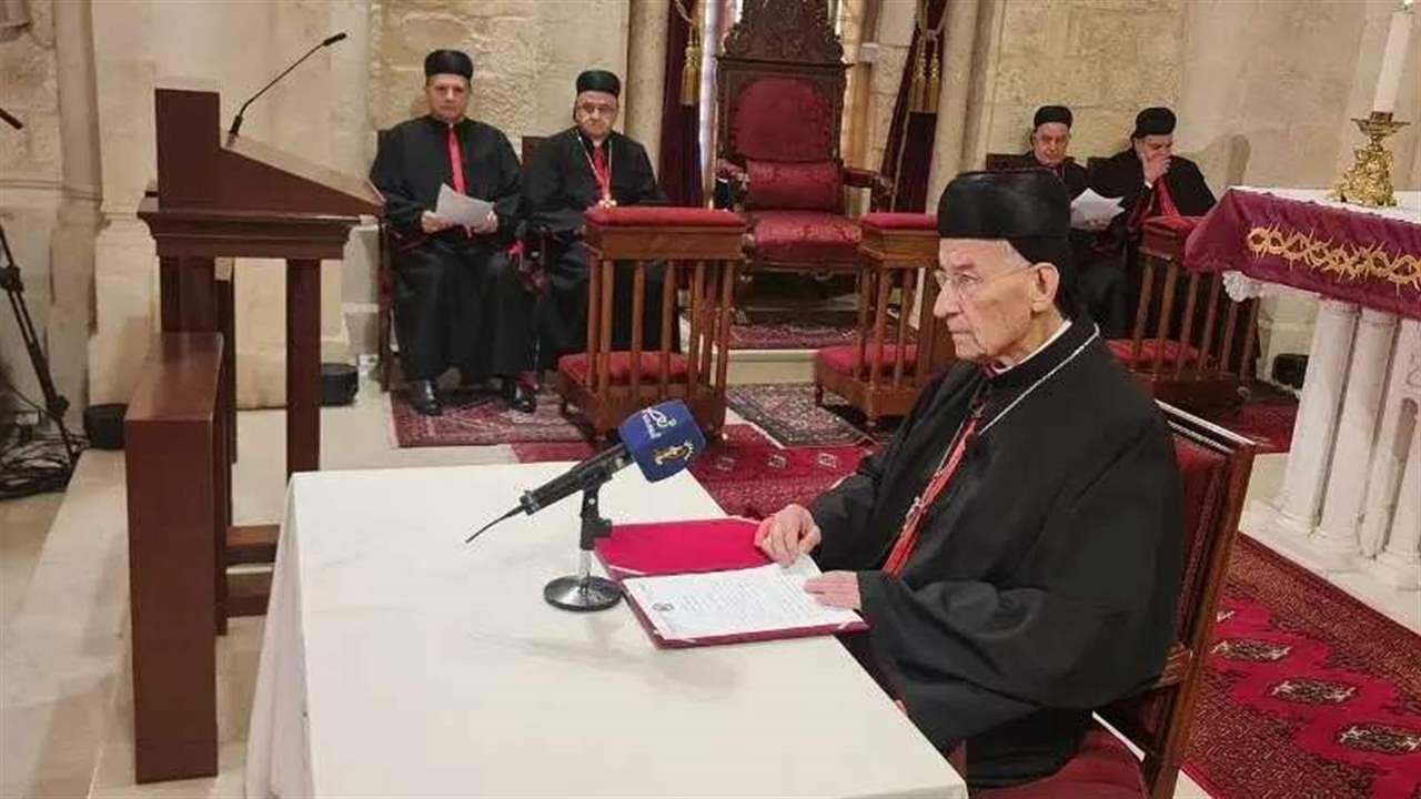 الراعي في رسالة الفصح: السيادة مستباحة بتواطؤ حزب الله وإيران واعتداءات إسرائيل