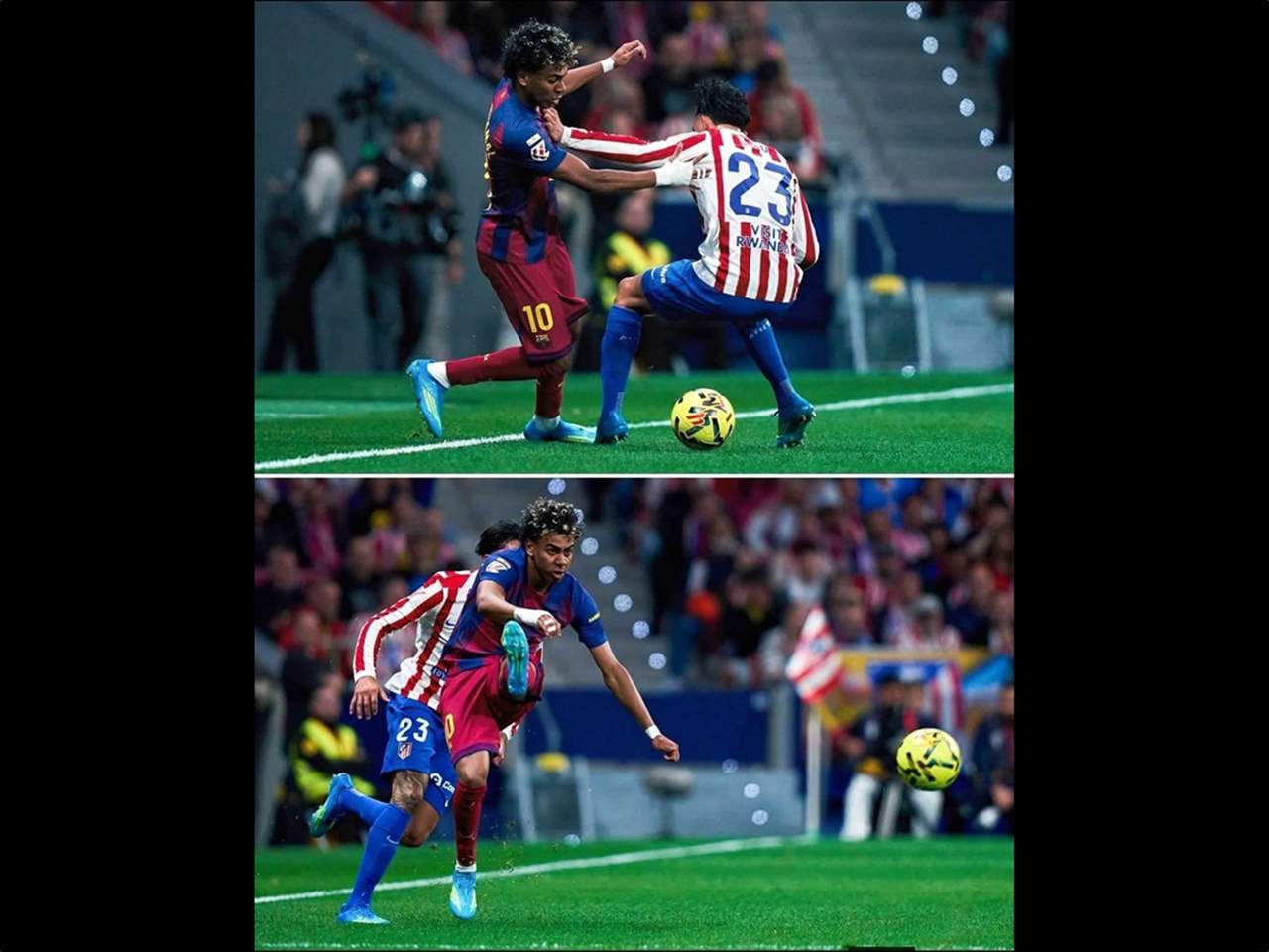 فيديو "كوبري" لامين يامال ينتشر كالنار في الهشيم 