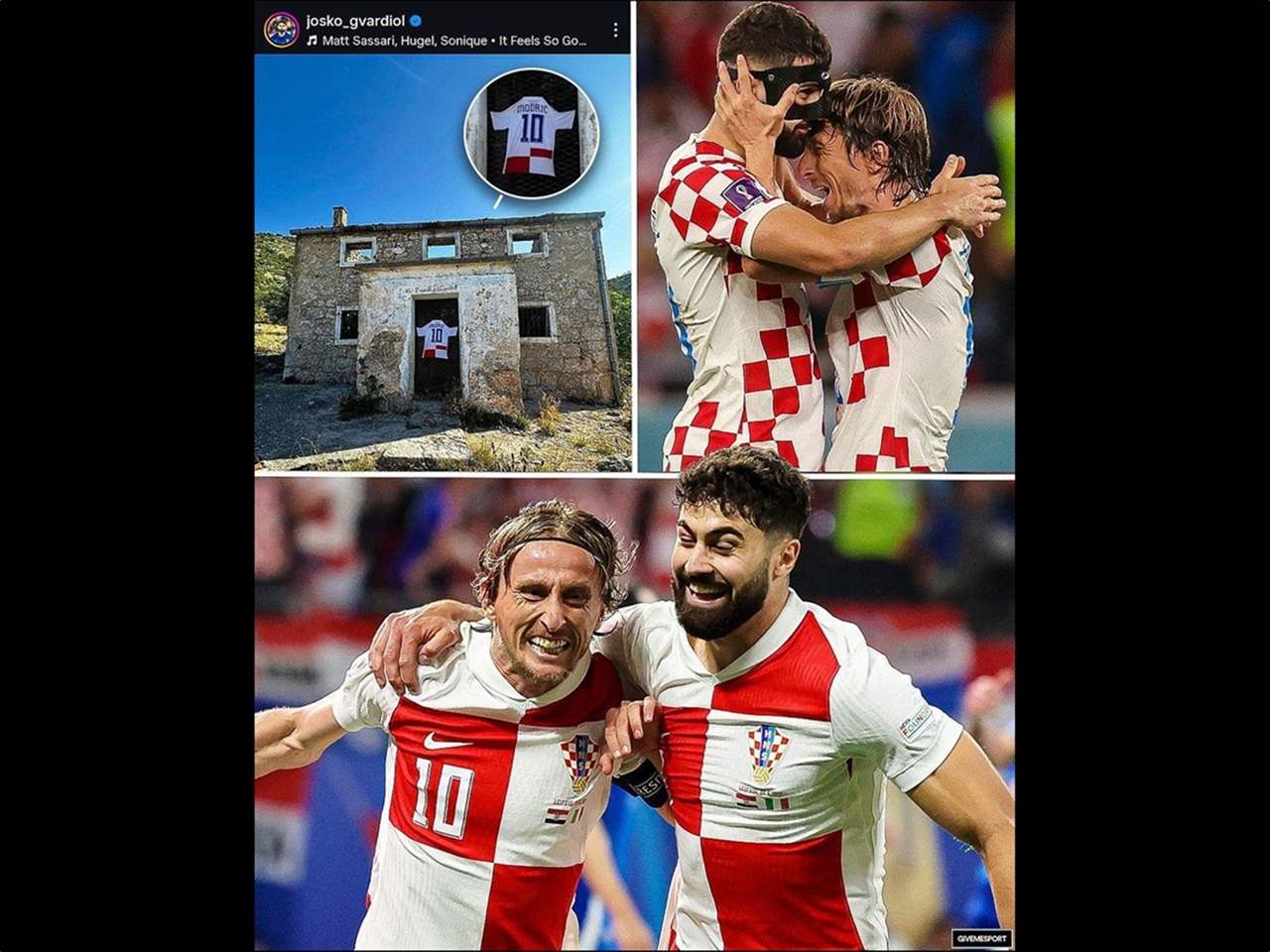 غفارديول يُطلّ من منزل مودريتش المُدمّر في كرواتيا