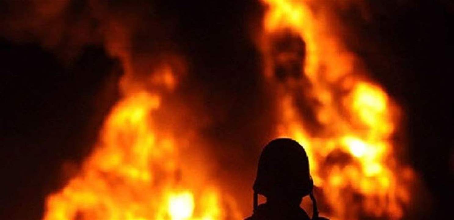 في المحمرة.. حريق متعمّد (فيديو)