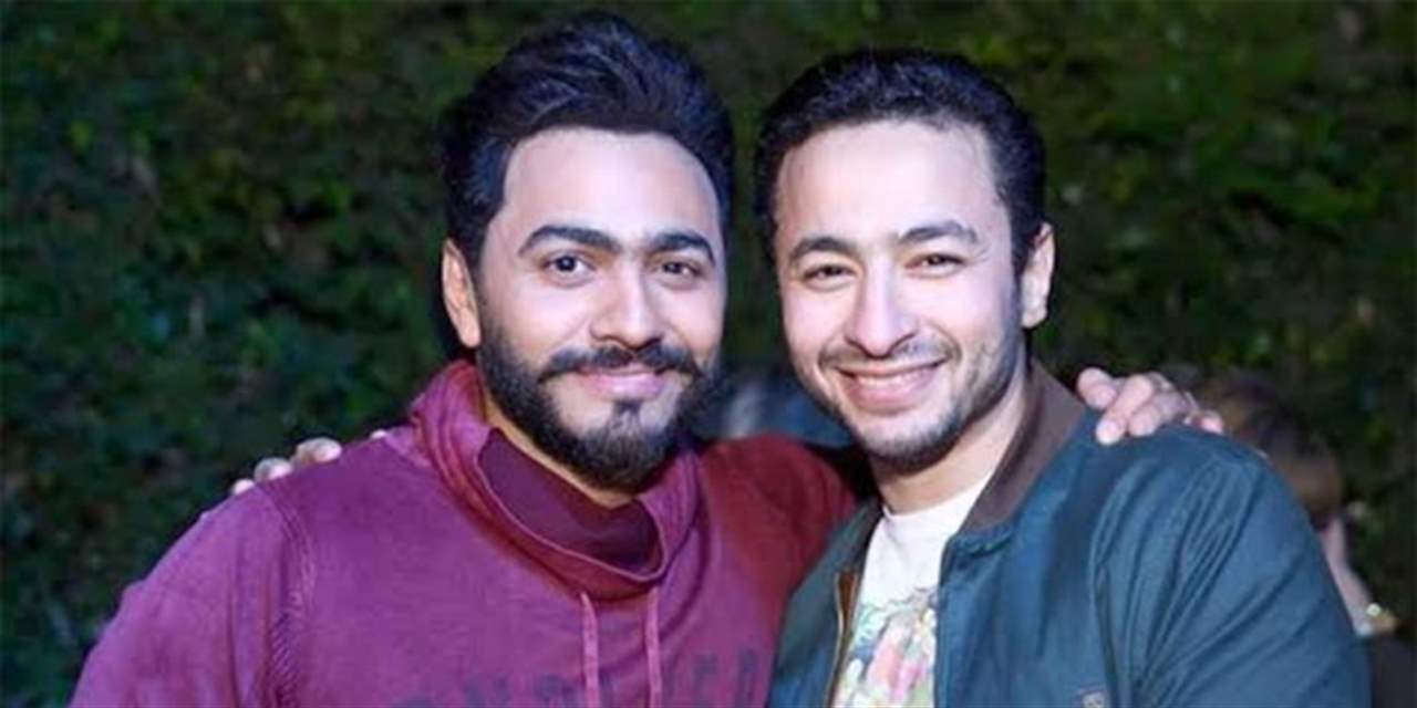 صلح علني بين تامر حسني وحمادة هلال يشعل التفاعل