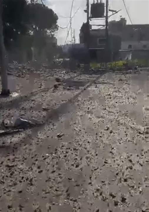  كفررمان بعد الاعتداءات الإسرائيلية (شاهد الفيديو) 