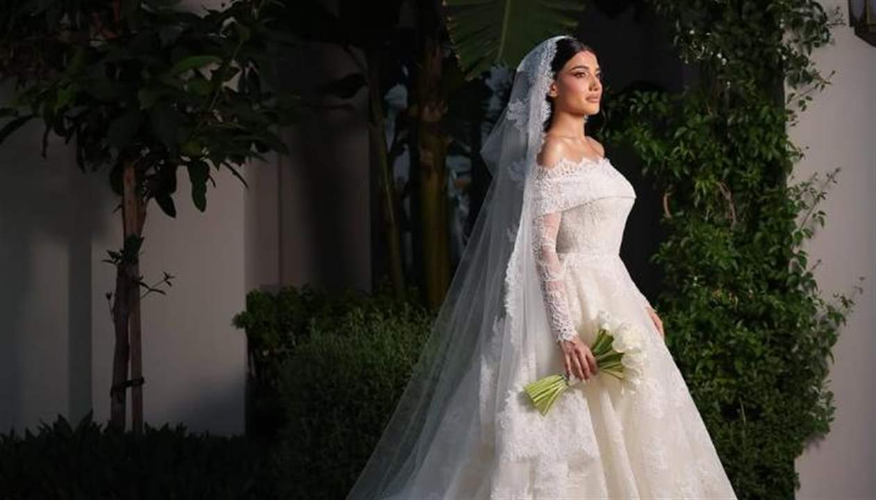 نارين بيوتي تحتفل بعيد زواجها الأول بطريقة ساحرة