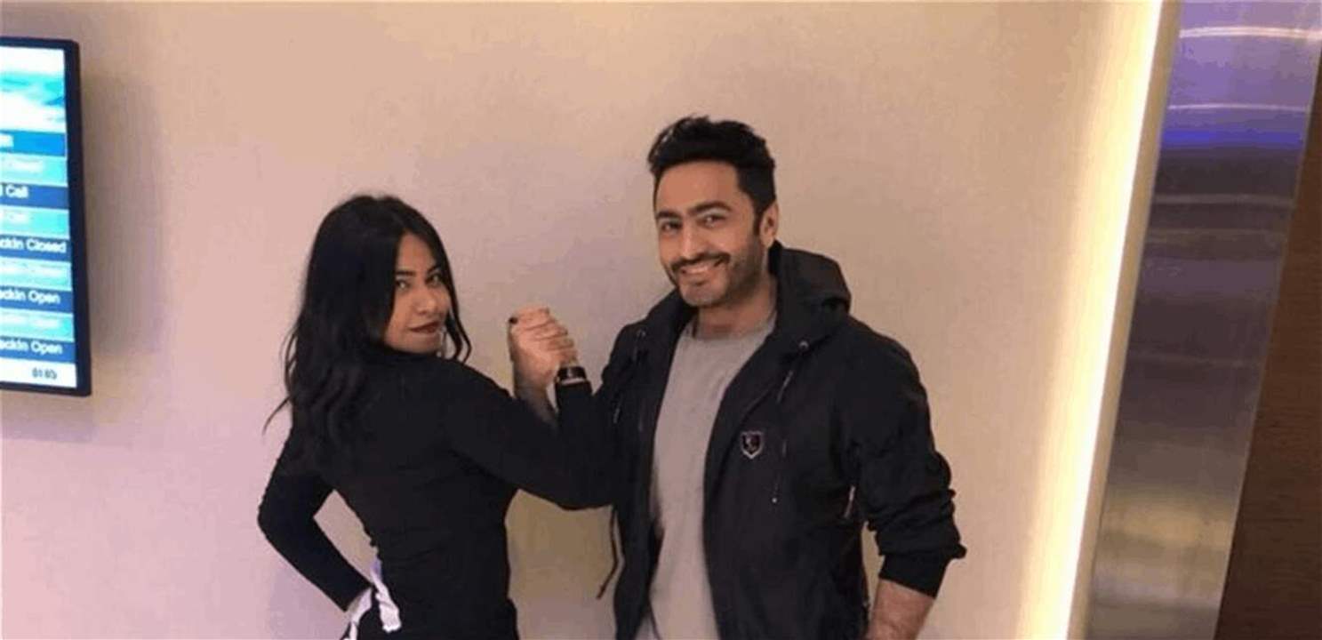 تامر حسني يستعيد ذكريات انطلاقته مع شيرين عبد الوهاب 
