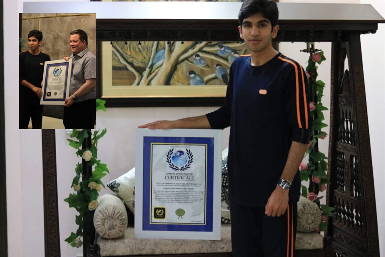 فيديو - باكستاني يدخل غينيس برقم قياسي عالمي في "السبليت"