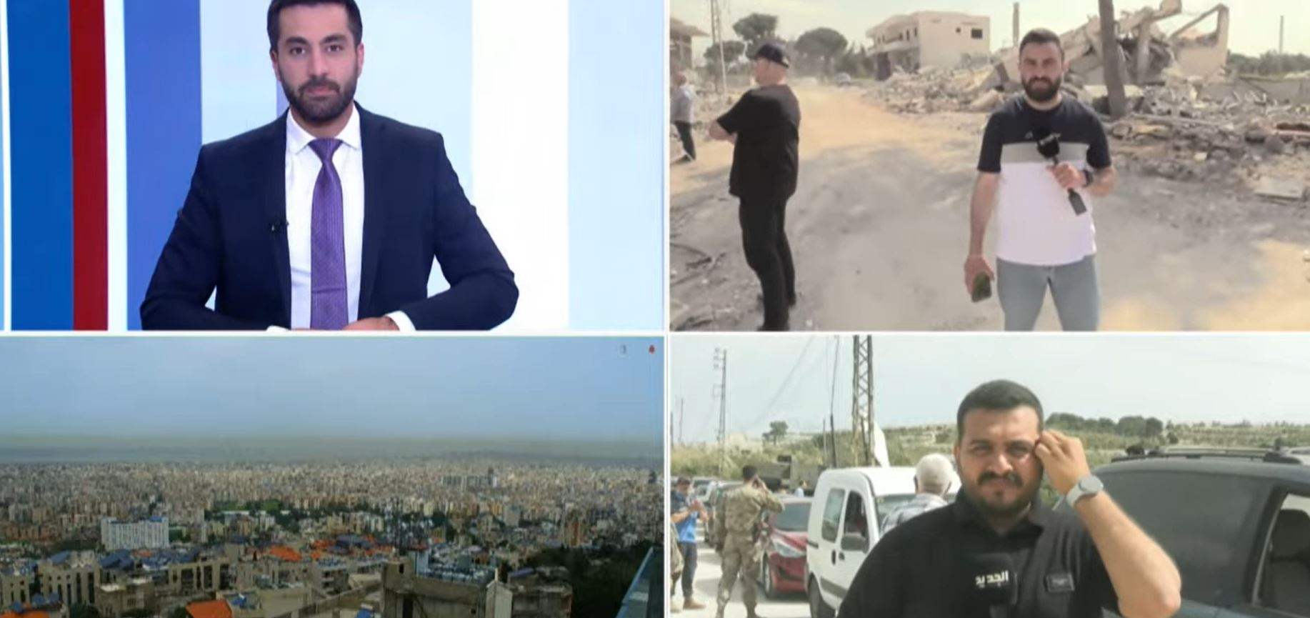 اليوم الاول للهدنة.. من الضاحية الى الجنوب شبكة مراسلي الجديد تواكب مباشرة 