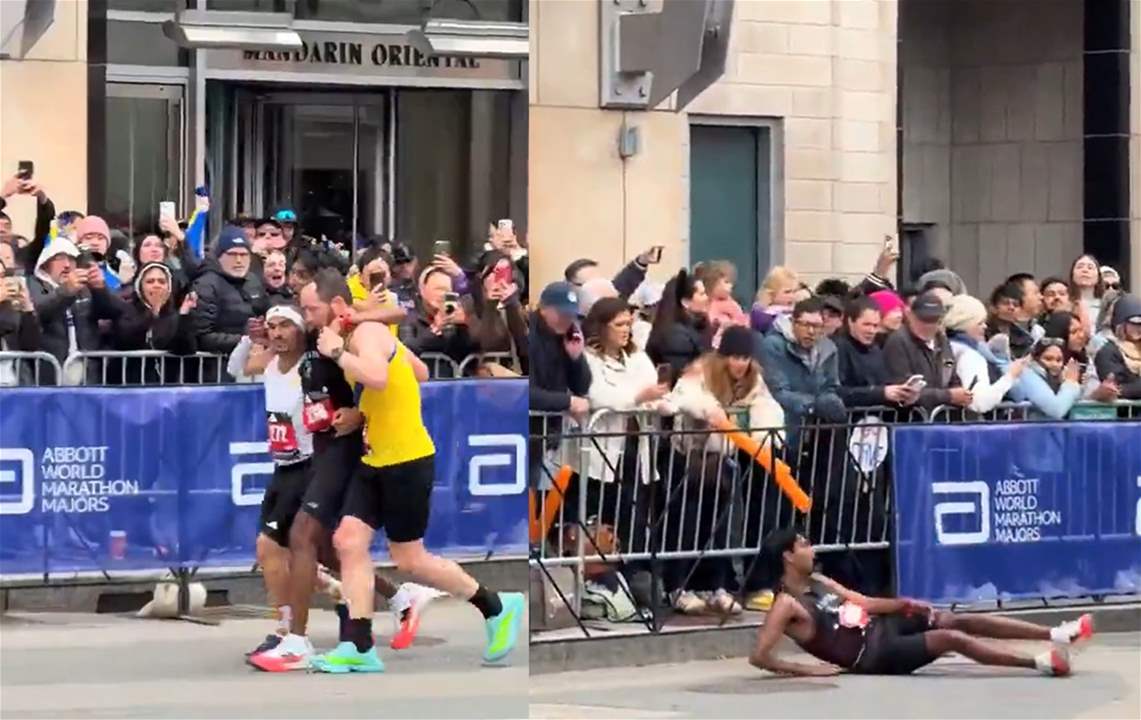 فيديو - ضحيّا من أجل منافس وحملاه الى خط النهاية