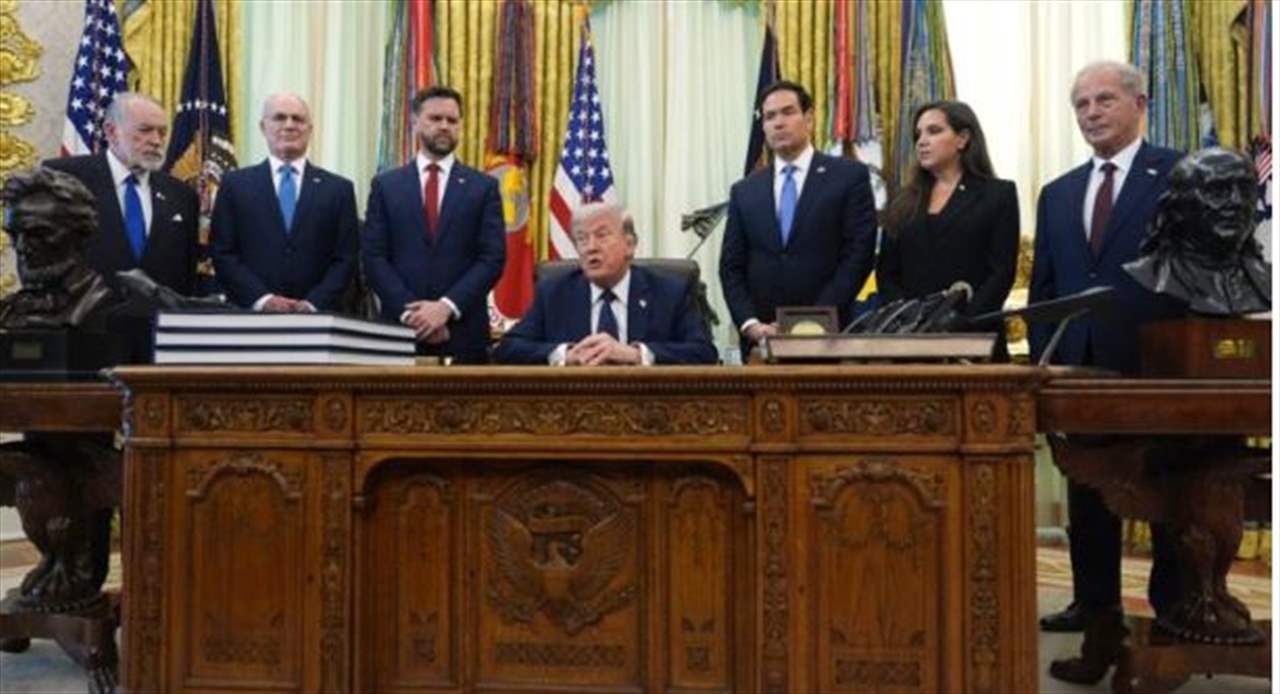 ترامب: فرصة كبيرة لاتفاق سلام بين لبنان وإسرائيل هذا العام