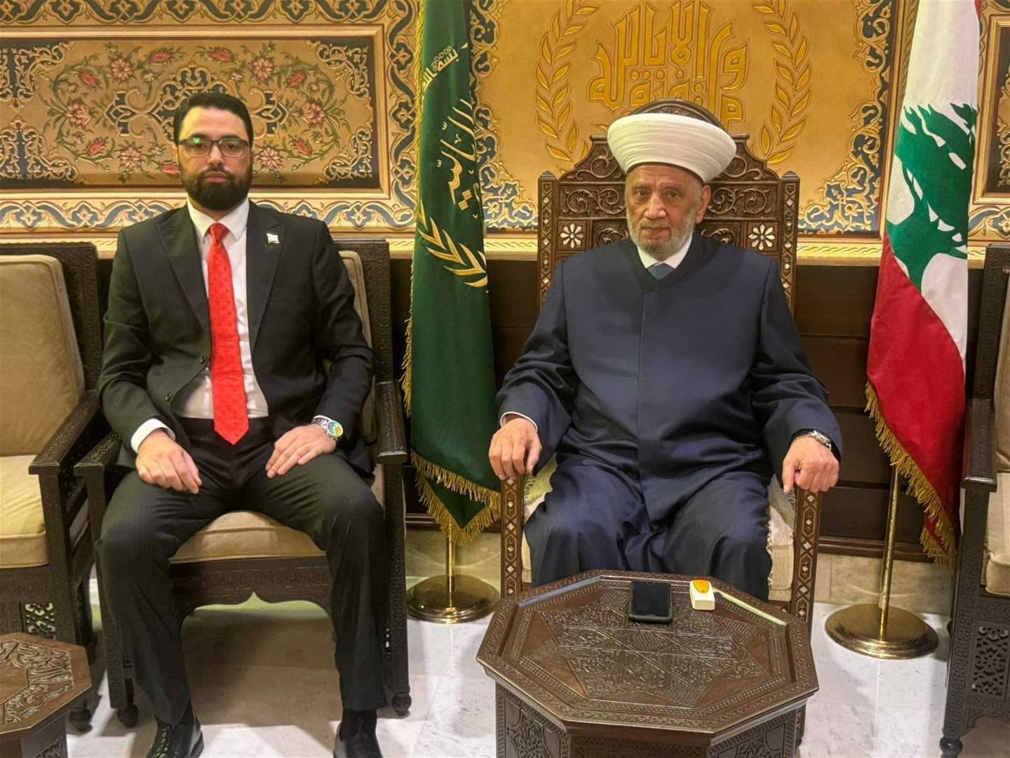 الهزّاع يزور دار الفتوى و يلتقي دريان