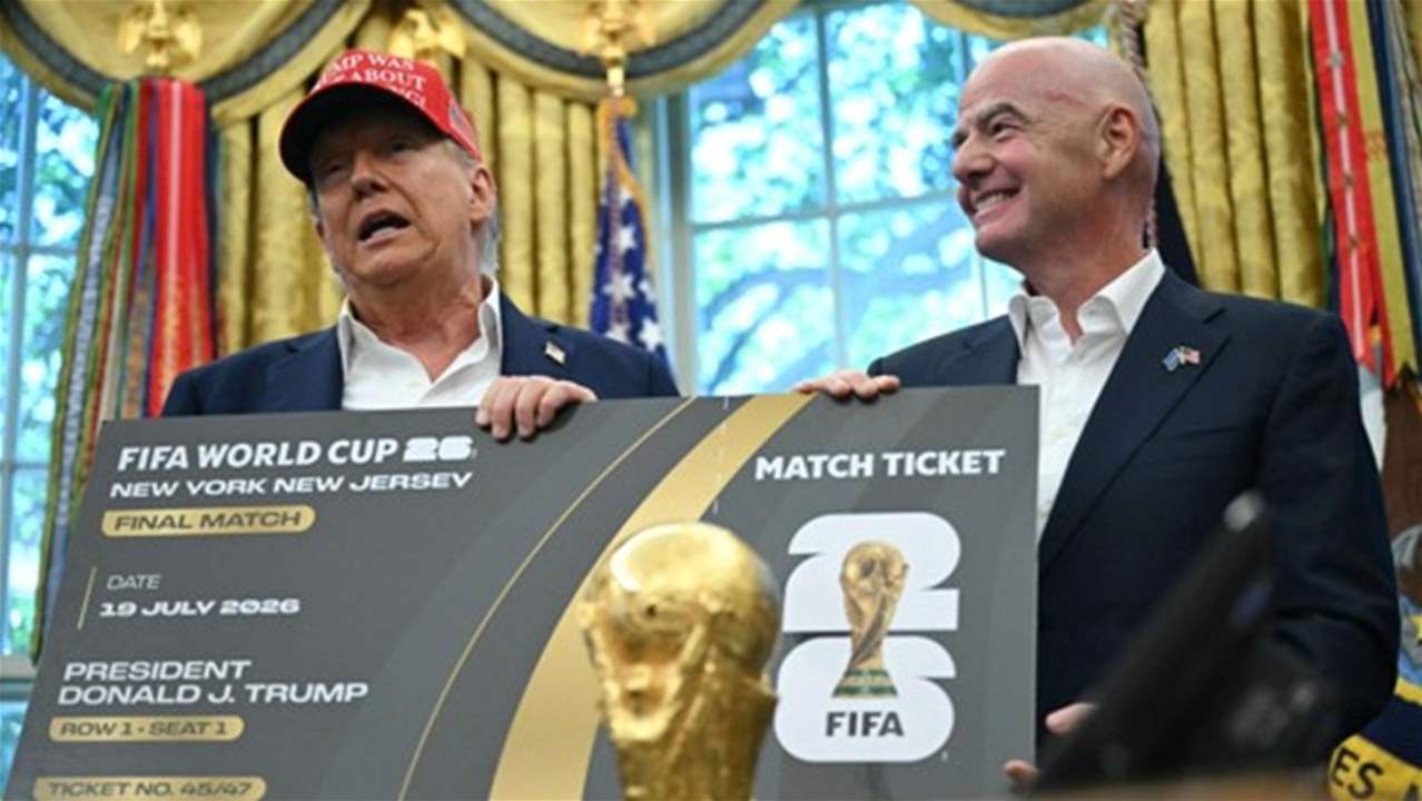 ترامب ينتقد "فيفا" بسبب الارتفاع الجنوني في أسعار تذاكر المونديال 