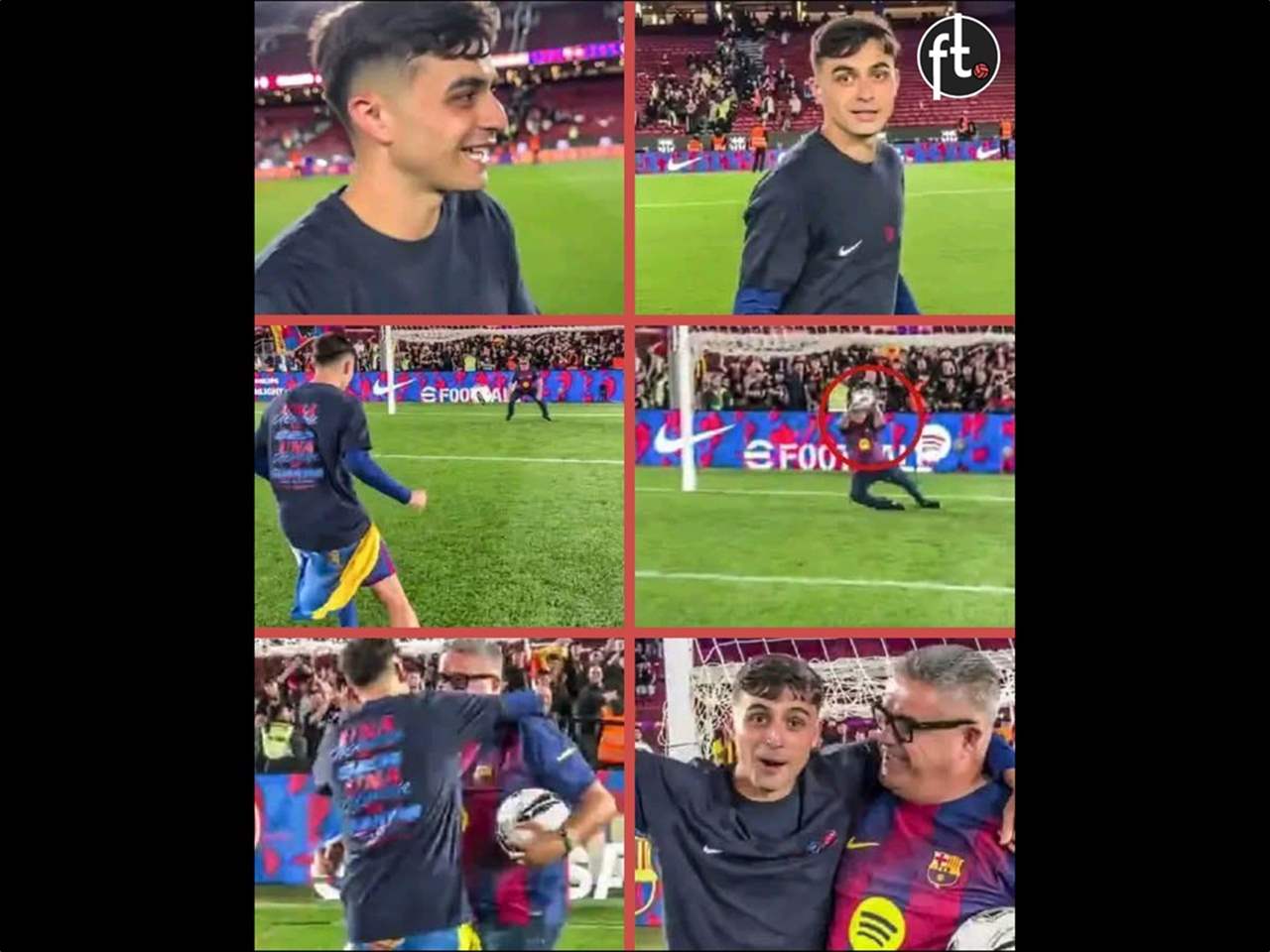 فيديو - بيدري يجسّد الوفاء لوالده وجدّه في احتفالات برشلونة 