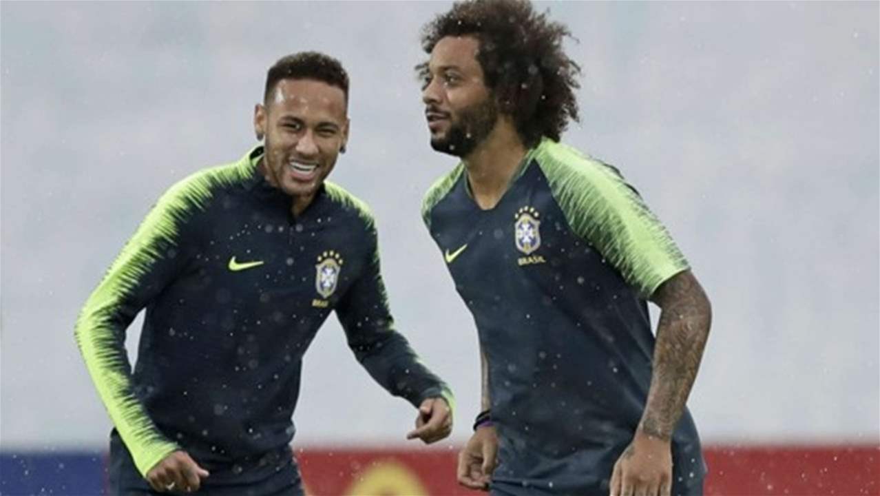 فيديو - بمقطع حماسي .. مارسيلو يحتفل بعودة نيمار إلى منتخب البرازيل 