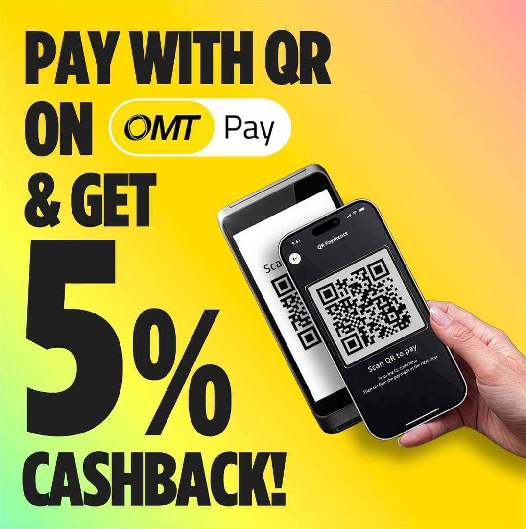 5% كاش باك مع تطبيق OMT Pay