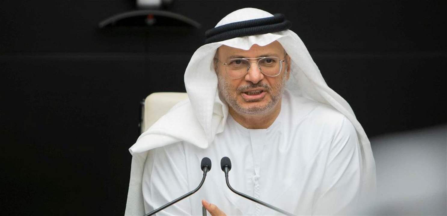 قرقاش: النظام الإيراني يحاول تكريس واقع جديد وُلد من هزيمة