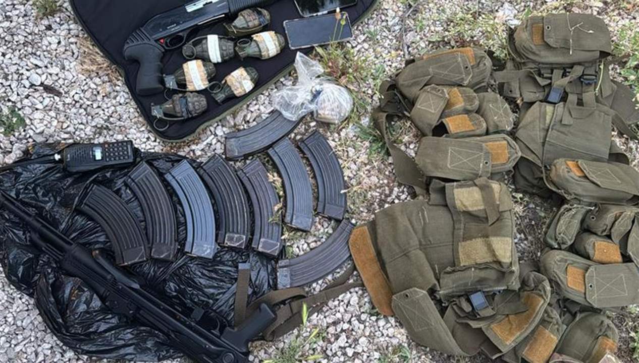 الجيش اللبناني يوقف 4 أشخاص في الجنوب لحيازتهم أسلحة 
