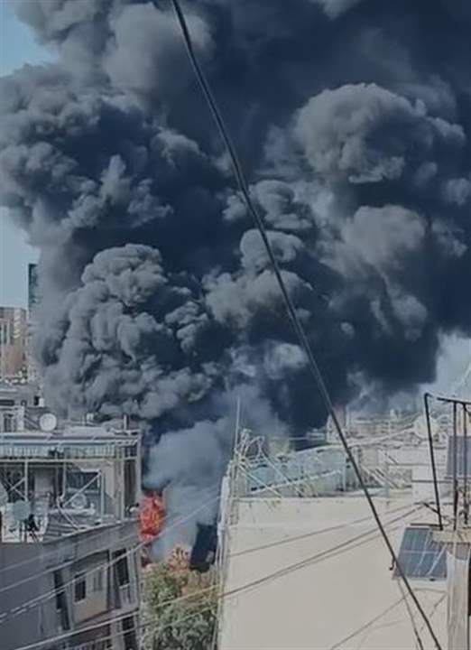 حريق كبير في الدكوانة (شاهد الفيديو) 