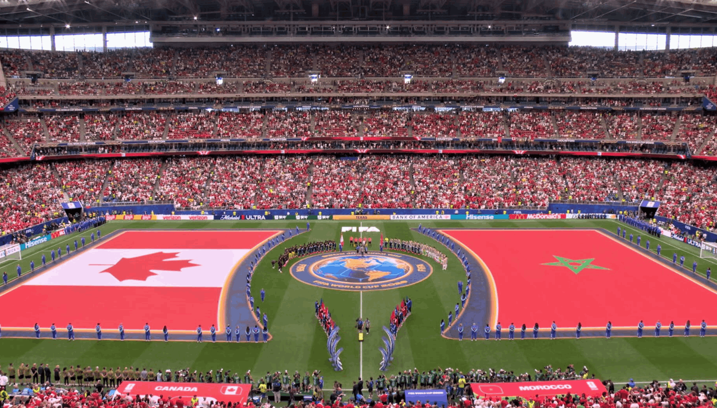 ⚽ انطلاق مباراة المغرب أمام كندا في ثمن نهائي كأس العالم 2026