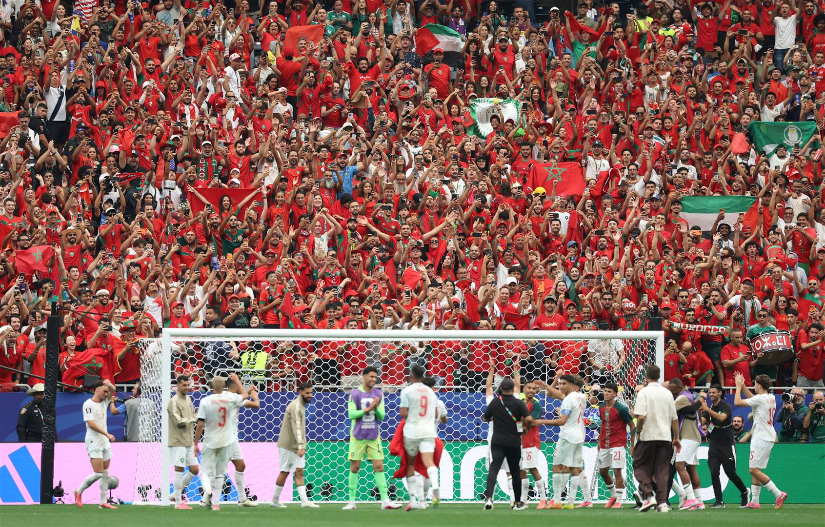 فرحة جماهير المغرب بعد التأهل (فيديو)