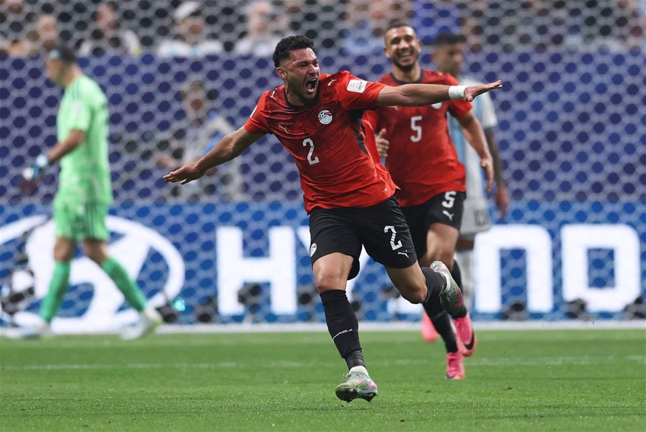 بالصور - مصر تتقدم 1 - 0 على الأرجنتين في دور 16 من بطولة كأس العالم 
