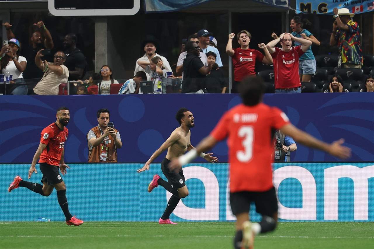 بالصور - فرحة الهدف الثاني للمنتخب المصري بمرمى الأرجنتين
