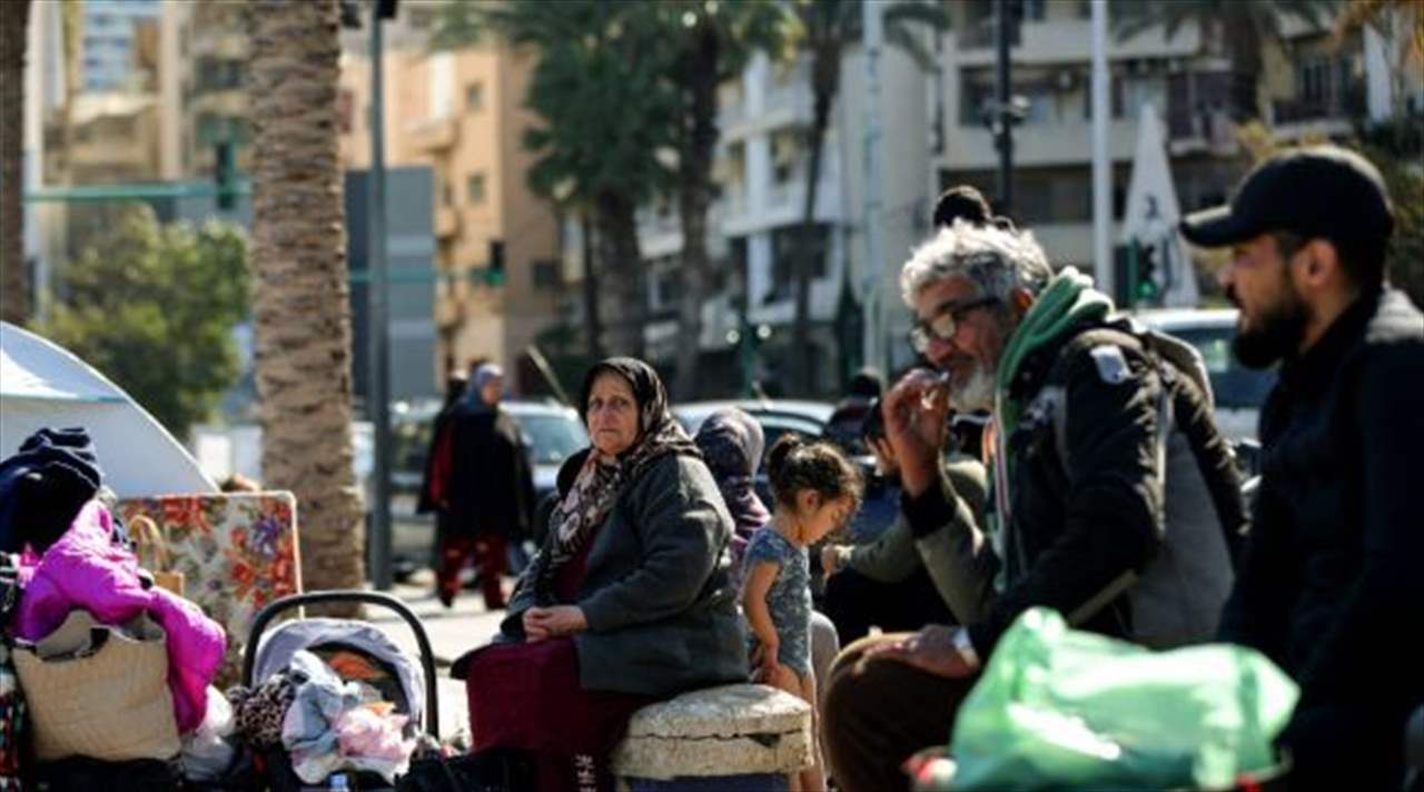 آخر أرقام النزوح في لبنان